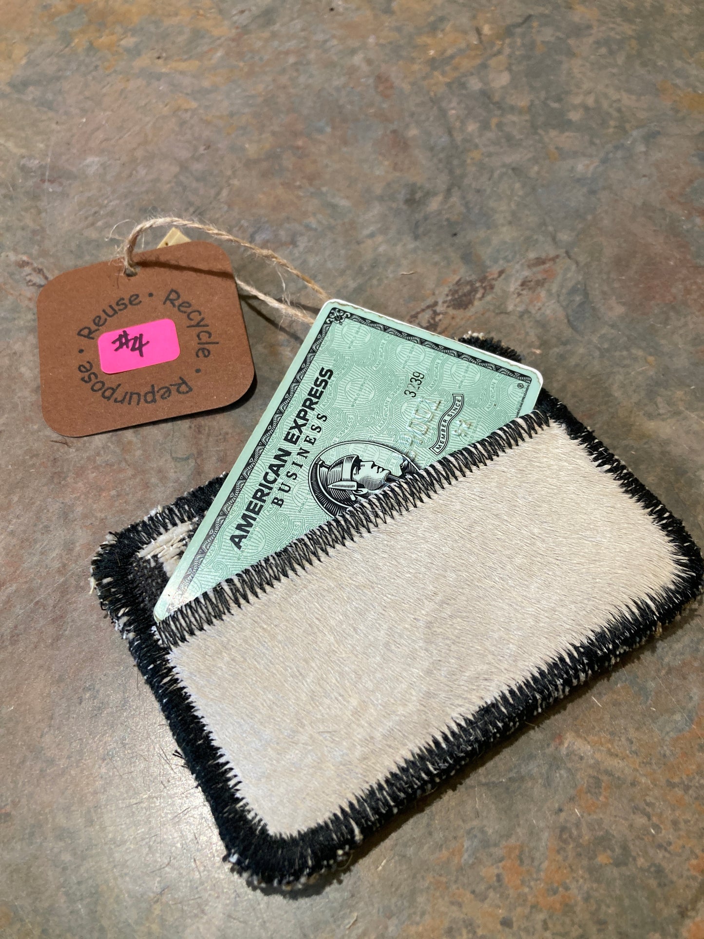 Cowhide Credit Card Wallet / #4