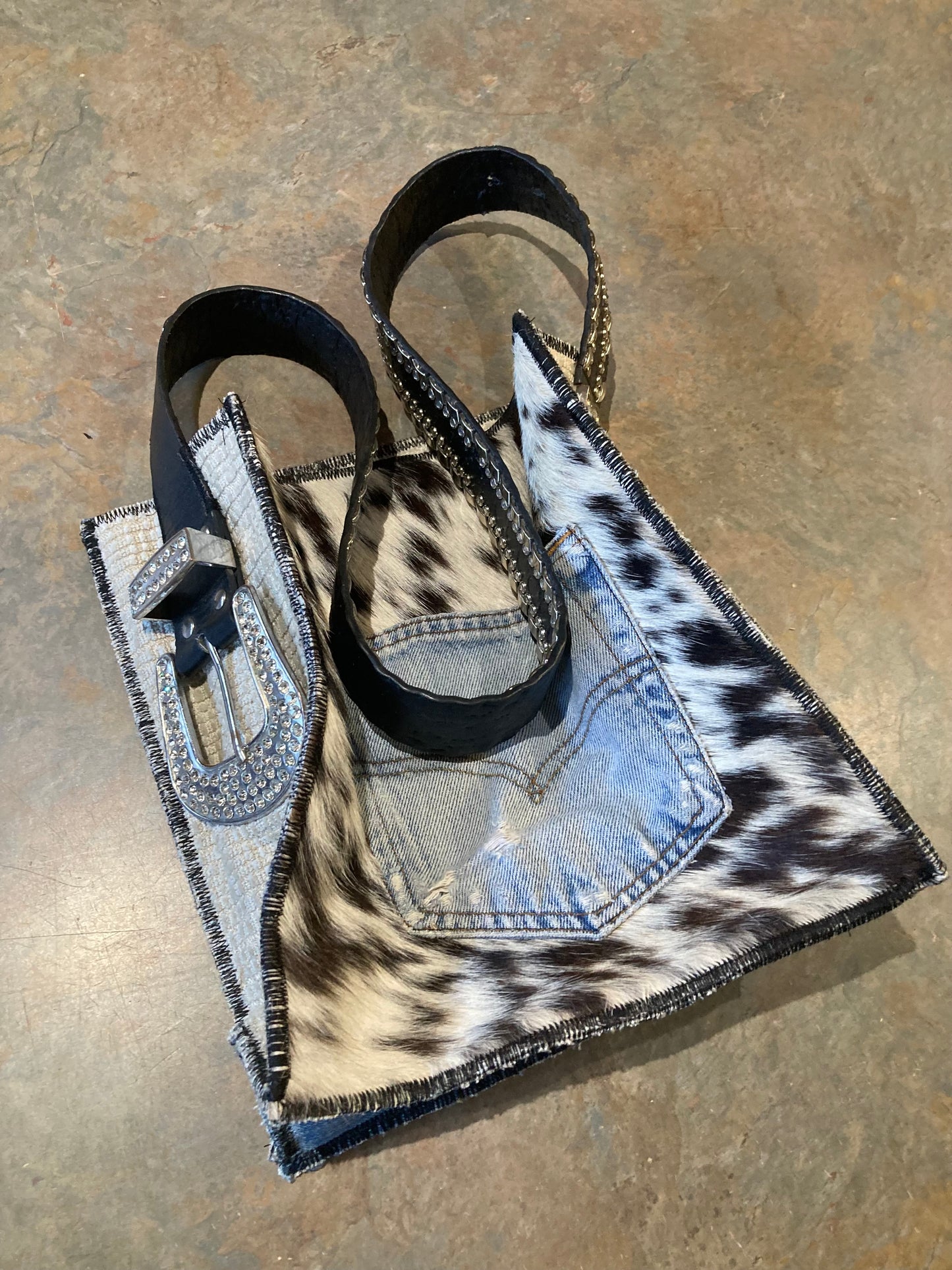 RONEL / Cowhide Crossbody