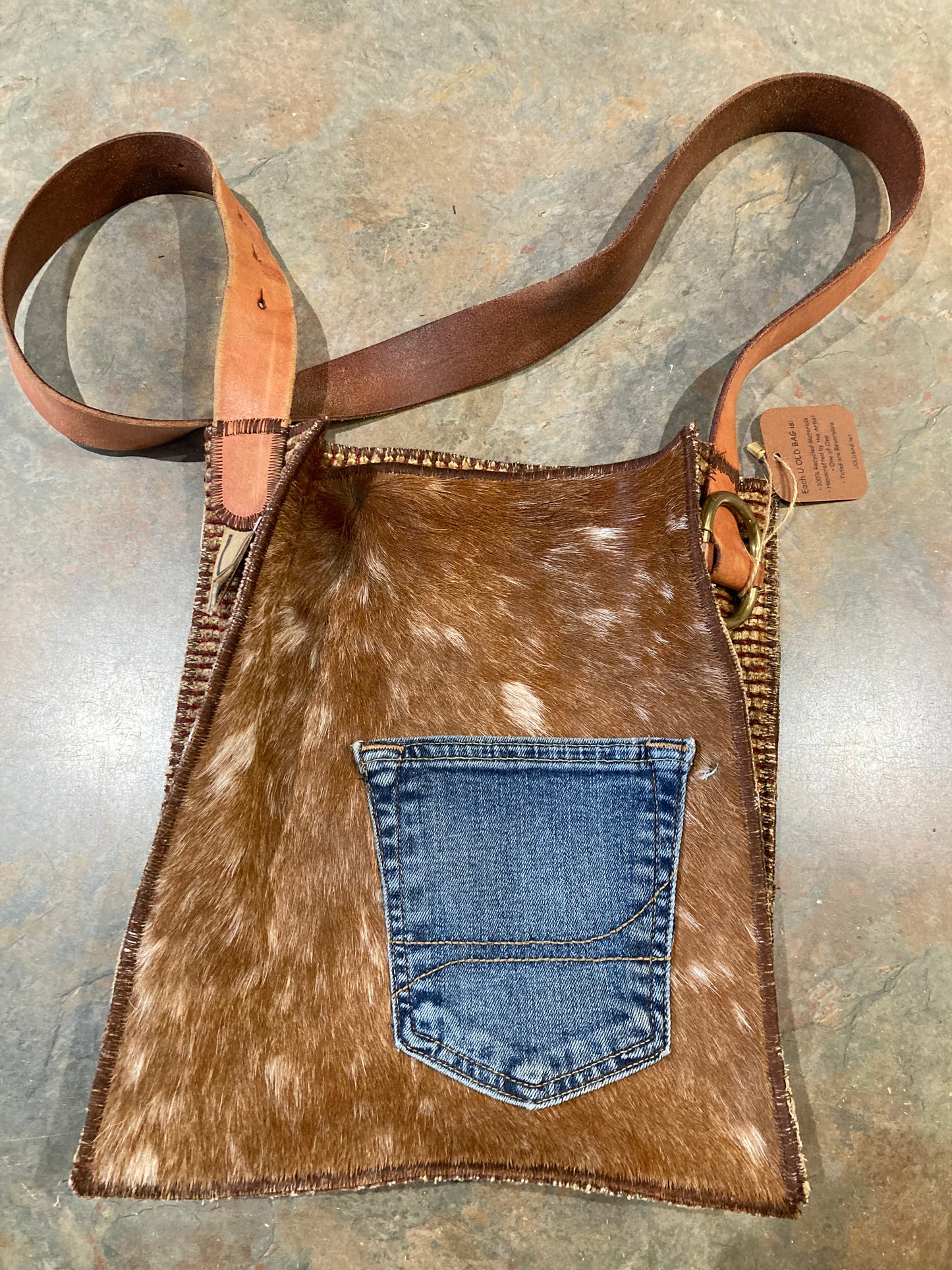 SADIE / Cowhide Crossbody