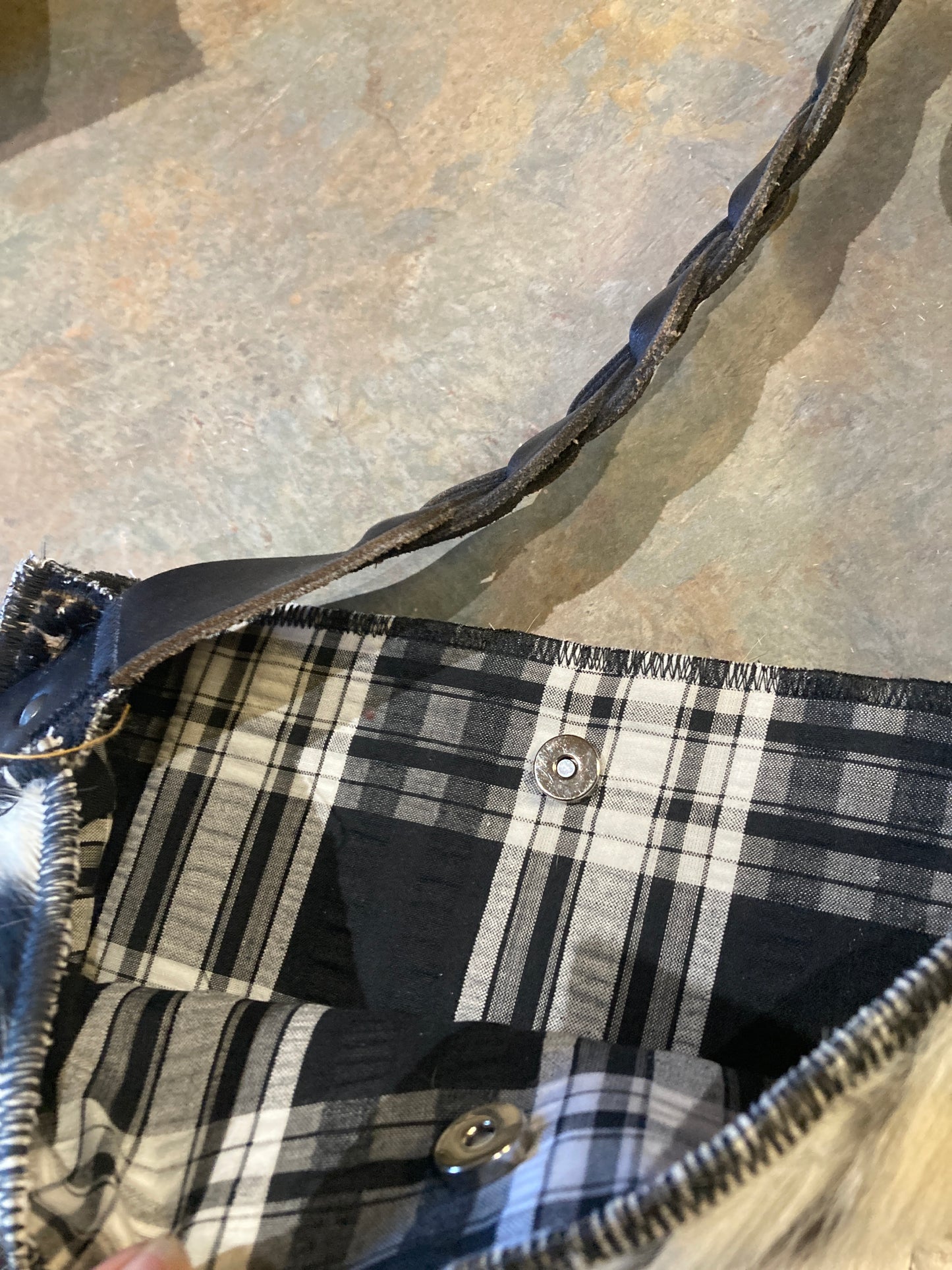 EDIE / Cowhide Crossbody