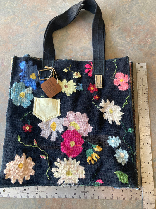 MARGIE / Embroidered Vintage Tote