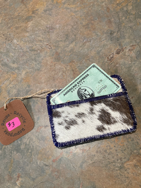 Cowhide Credit Card Wallet / #3