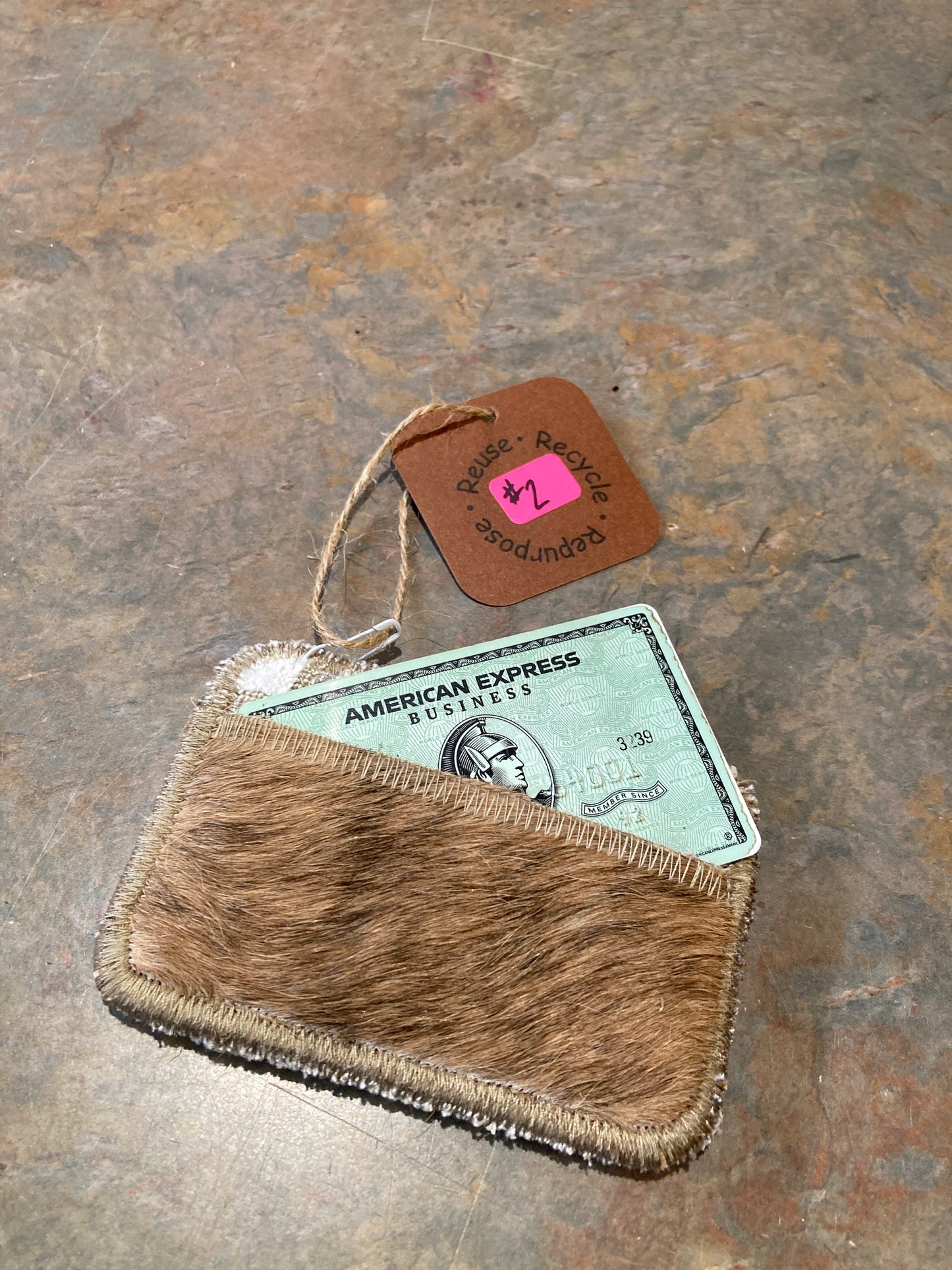Cowhide Credit Card Wallet / #2