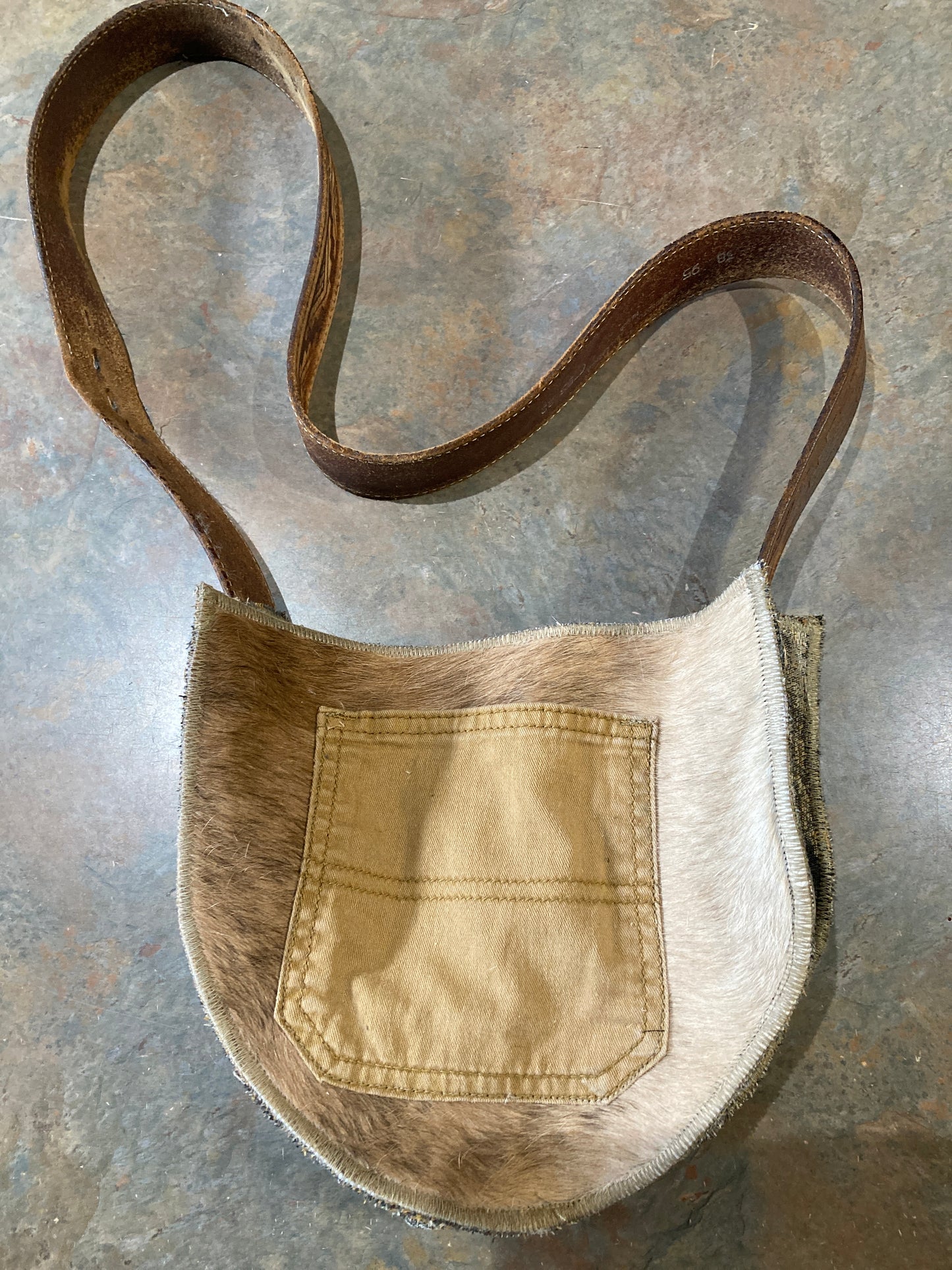 MERCEDES / Cowhide Crossbody