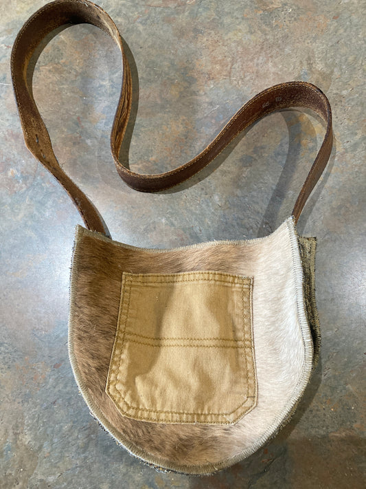 MERCEDES / Cowhide Crossbody