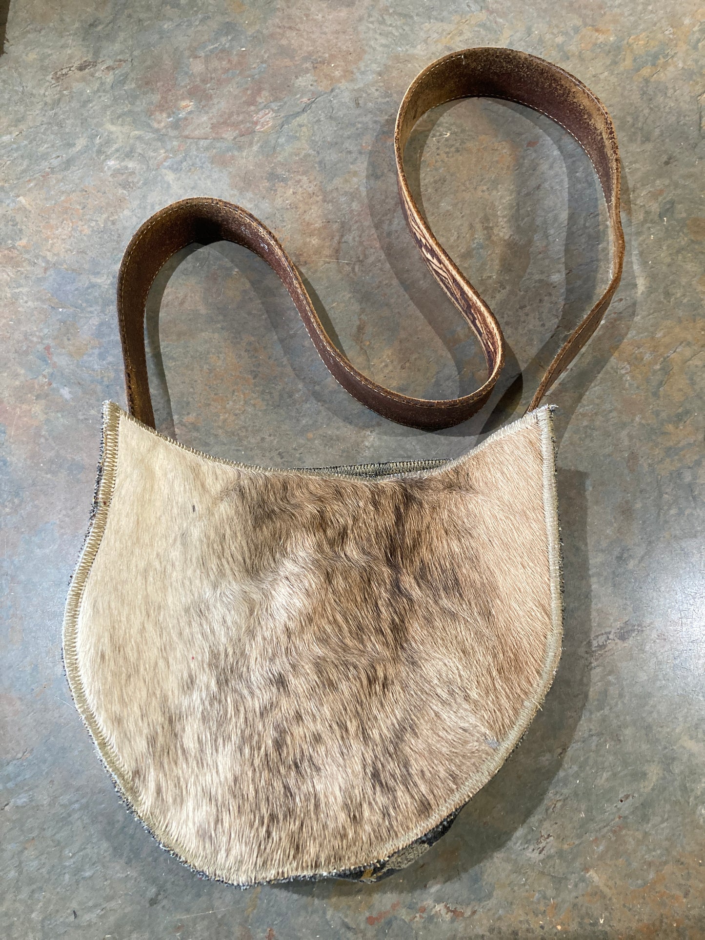 MERCEDES / Cowhide Crossbody