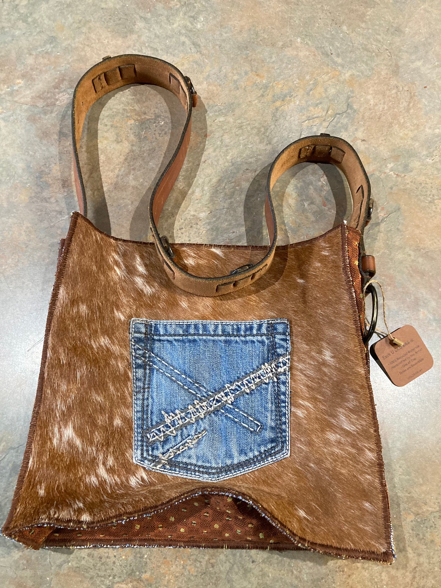 ELLIE / Cowhide Crossbody